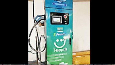 E-vehicle charging unit set up at Kolkata's Alipore parkomat, 2 more soon