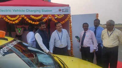 EV charging station opened at Chennai airport