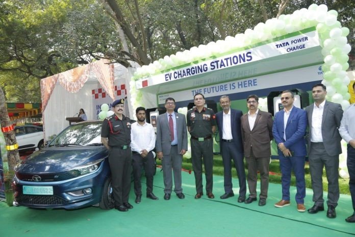 Indian Army, TATA Power collaborate to set up EV Charging Points