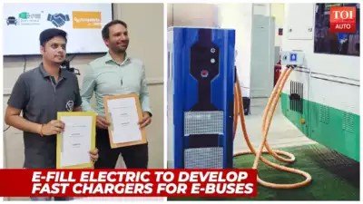 E-Fill Electric signs MoU with Chargebyte, will develop fast chargers for E-buses